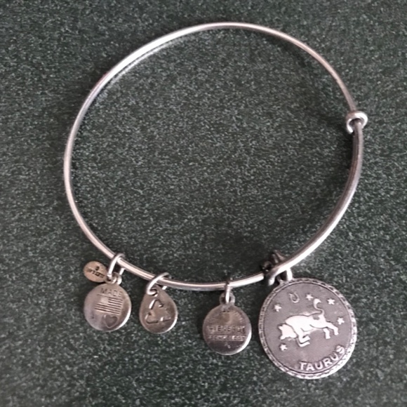 Alex and Ani Silver Expandable Wire Bracelet Taurus - Picture 5 of 16